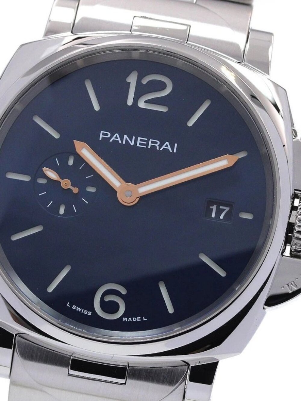 PANERAI Luminor Due 42MM PAM01124 Date Navy Dial Automatic Men's Watch_845813